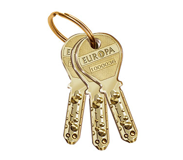 Spare Key Requirement  Additional Key by Europa Locks